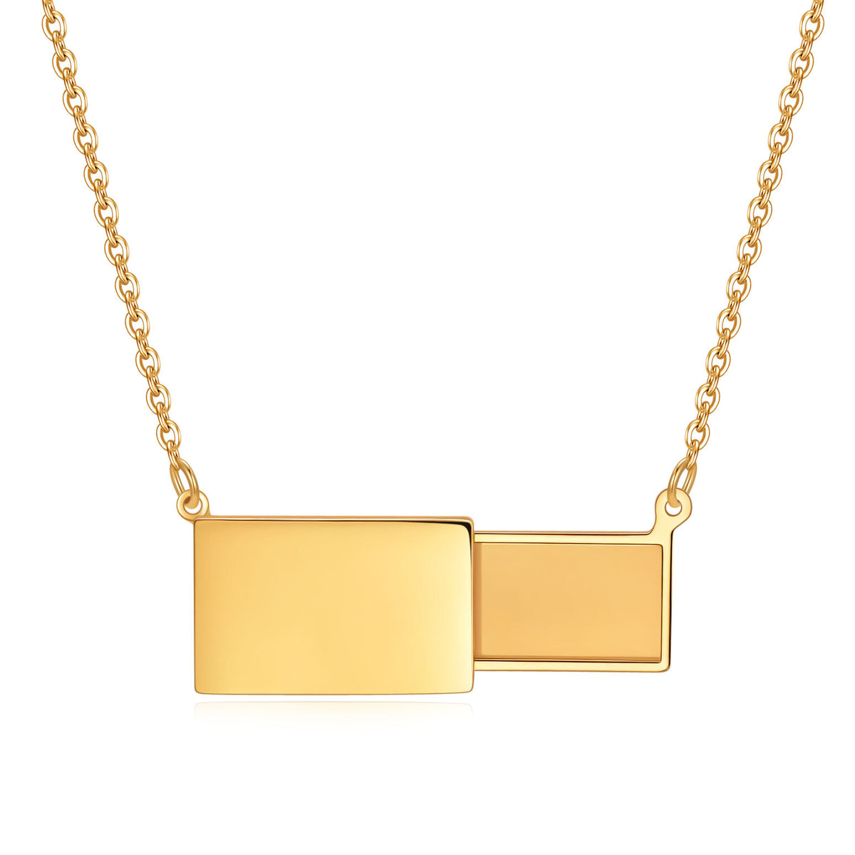Collar doble placa personalizada