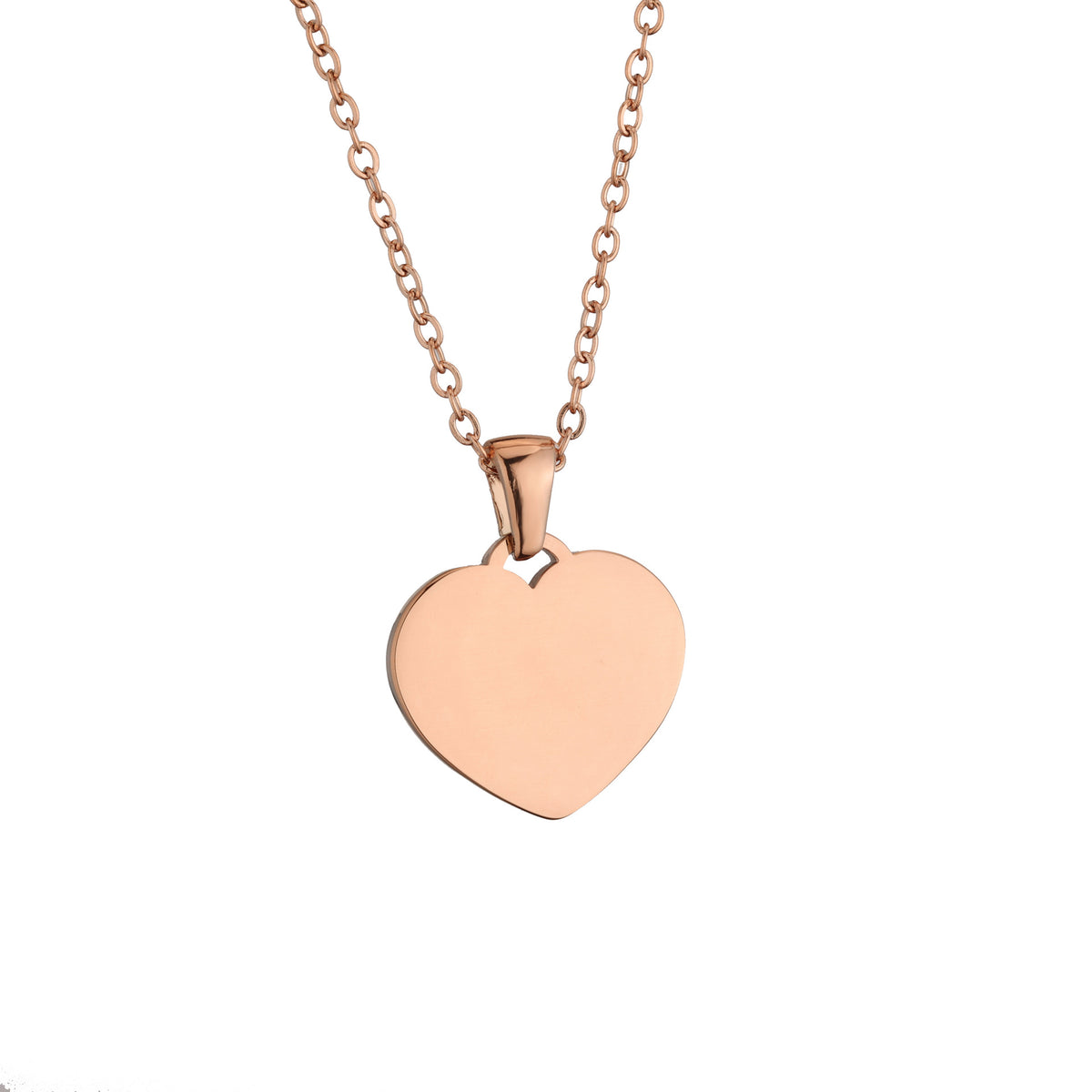 Collar corazón Rose Gold