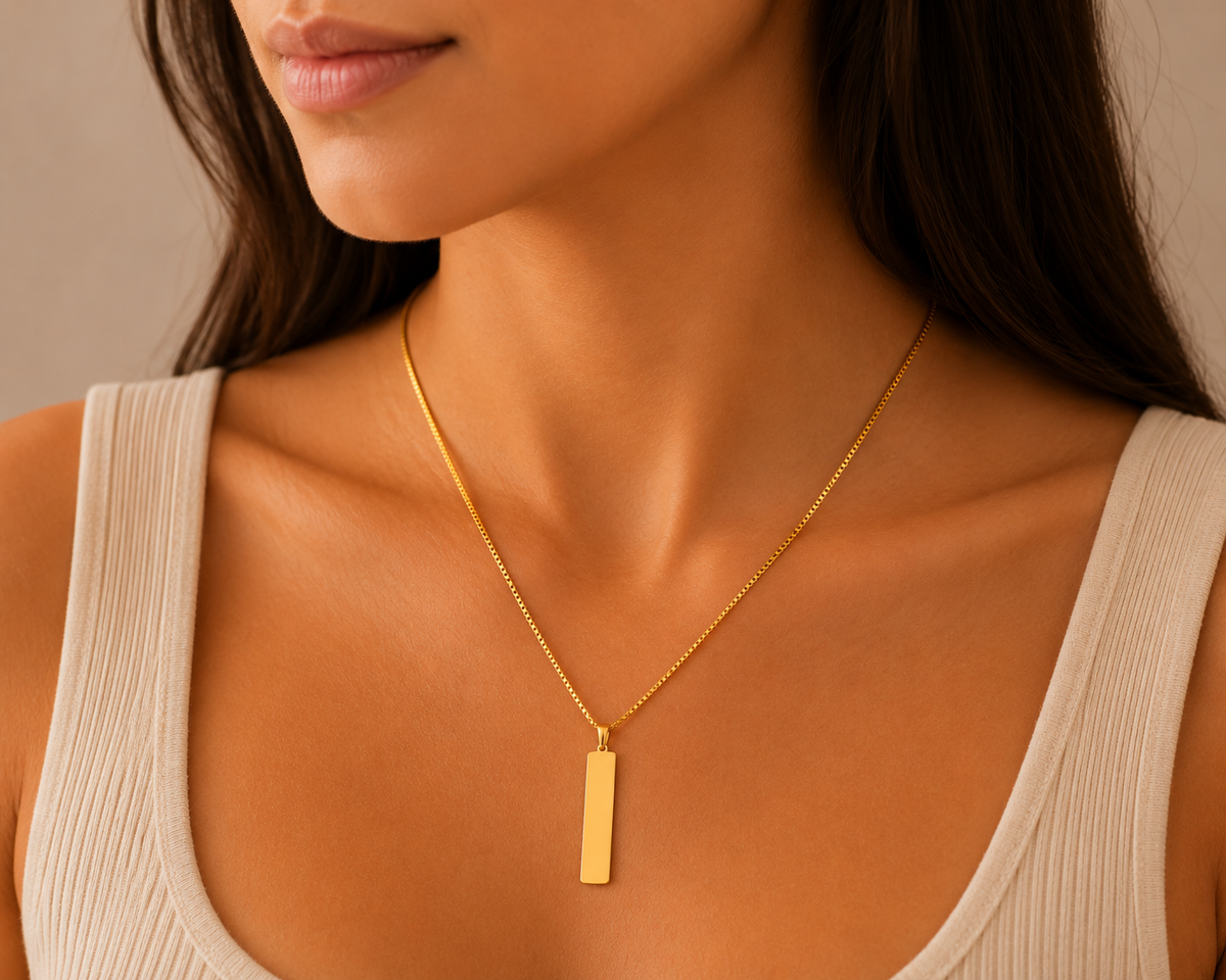 Collar barra vertical