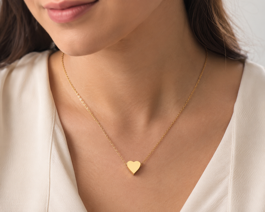 Collar corazón personalizado