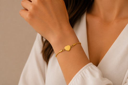 Pulsera ID con corazón