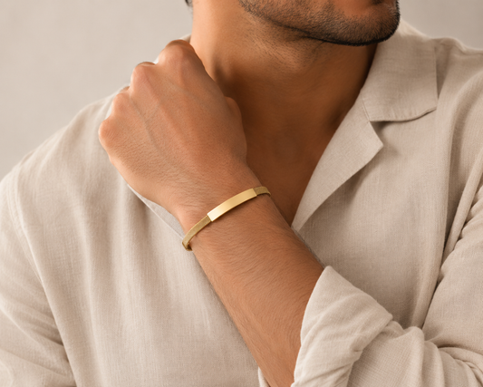 Pulsera ID personalizada para hombre